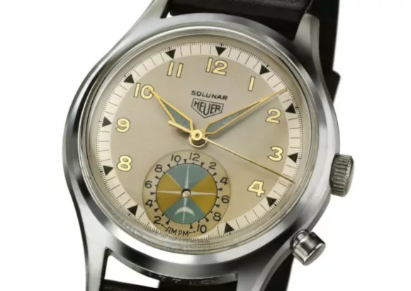 Heuer Solunar: The Vintage Tide Watch Designed for Fishermen
